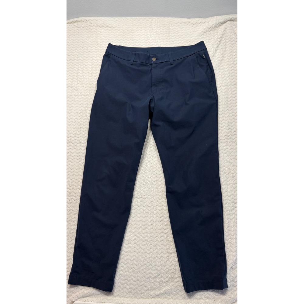 Lululemon abc Commission Pant Classic black Tech Chino Stretch Pants blue
